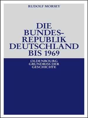 cover image of Die Bundesrepublik Deutschland